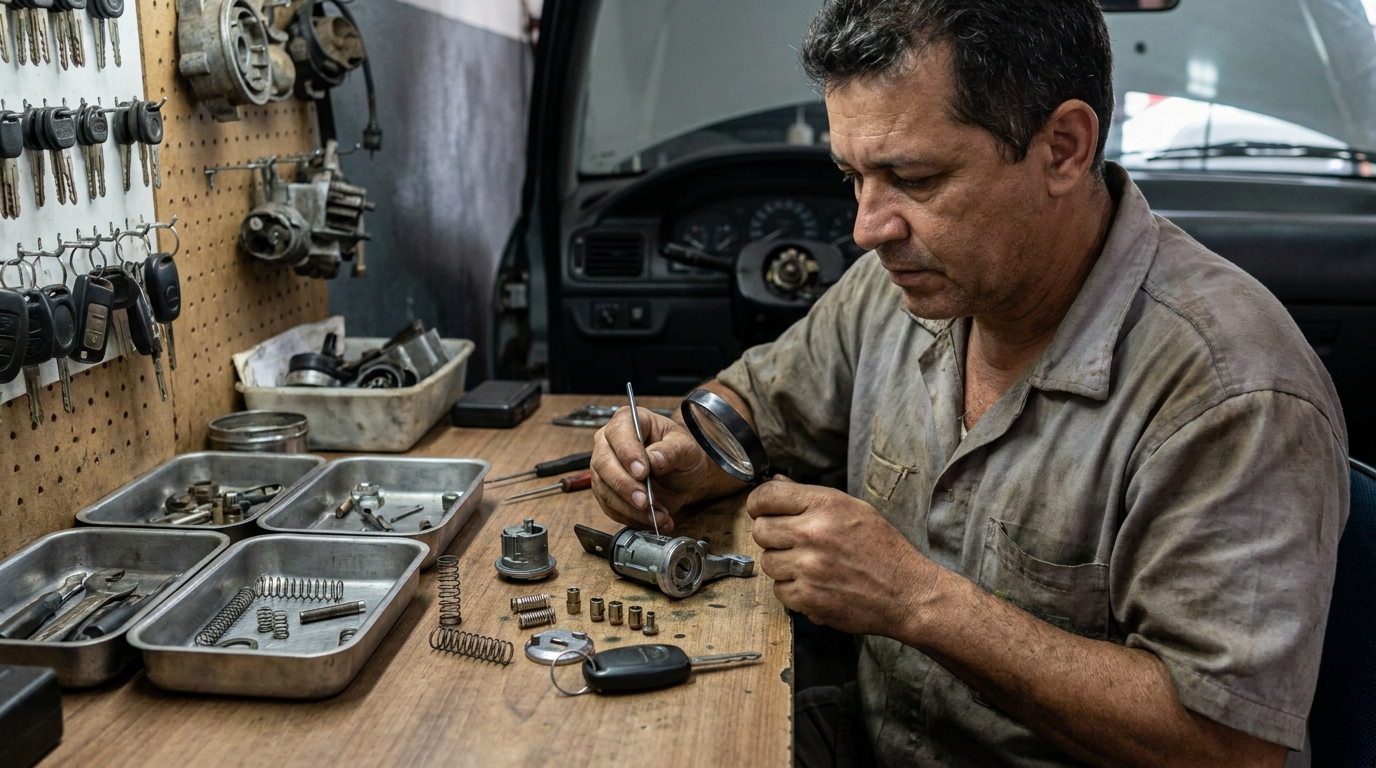Reparo de Fechadura Automotiva em Botucatu‑SP